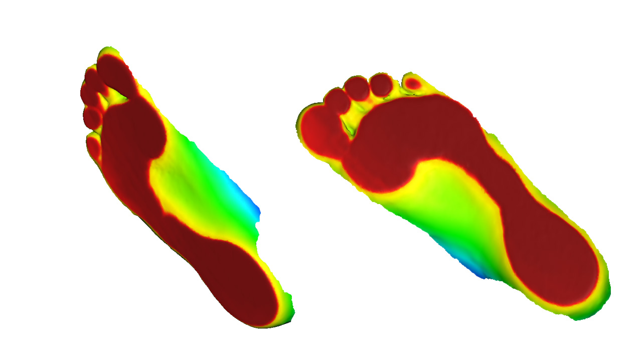 3D Foot Scan Images