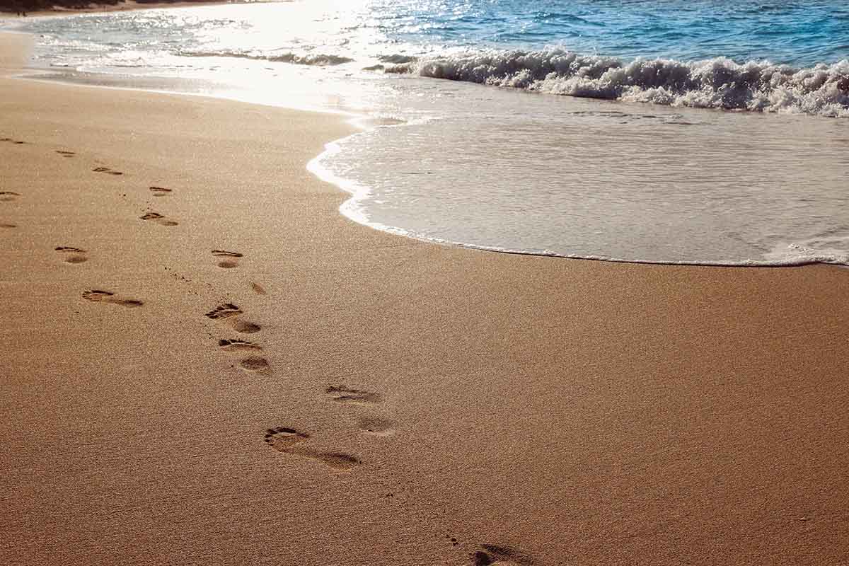 Beach Footprints