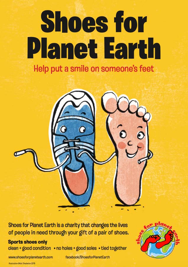 Shoes for Planet Earth Poster